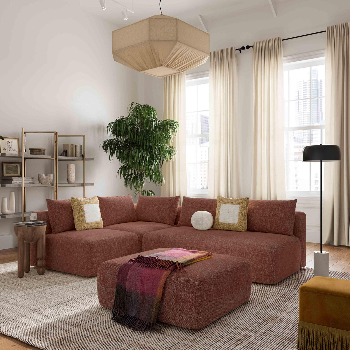 Hangover - 4-Piece Modular Chaise Sectional