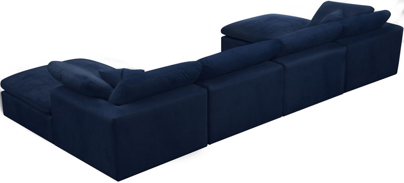 Cozy - 6 Piece Modular Double Chaise Sectional