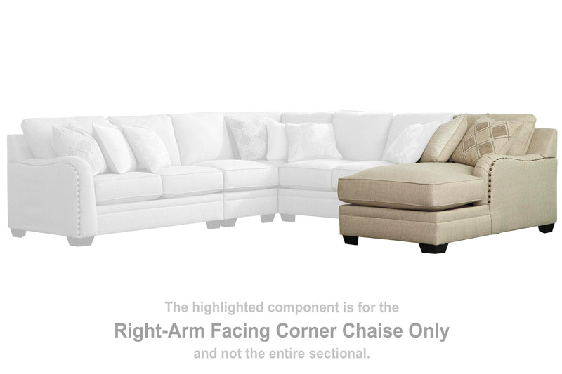 Luxora - RAF Corner Chaise - Bisque
