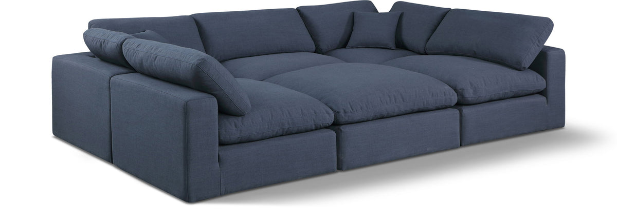 Comfy - 6 Piece Linen Sectional