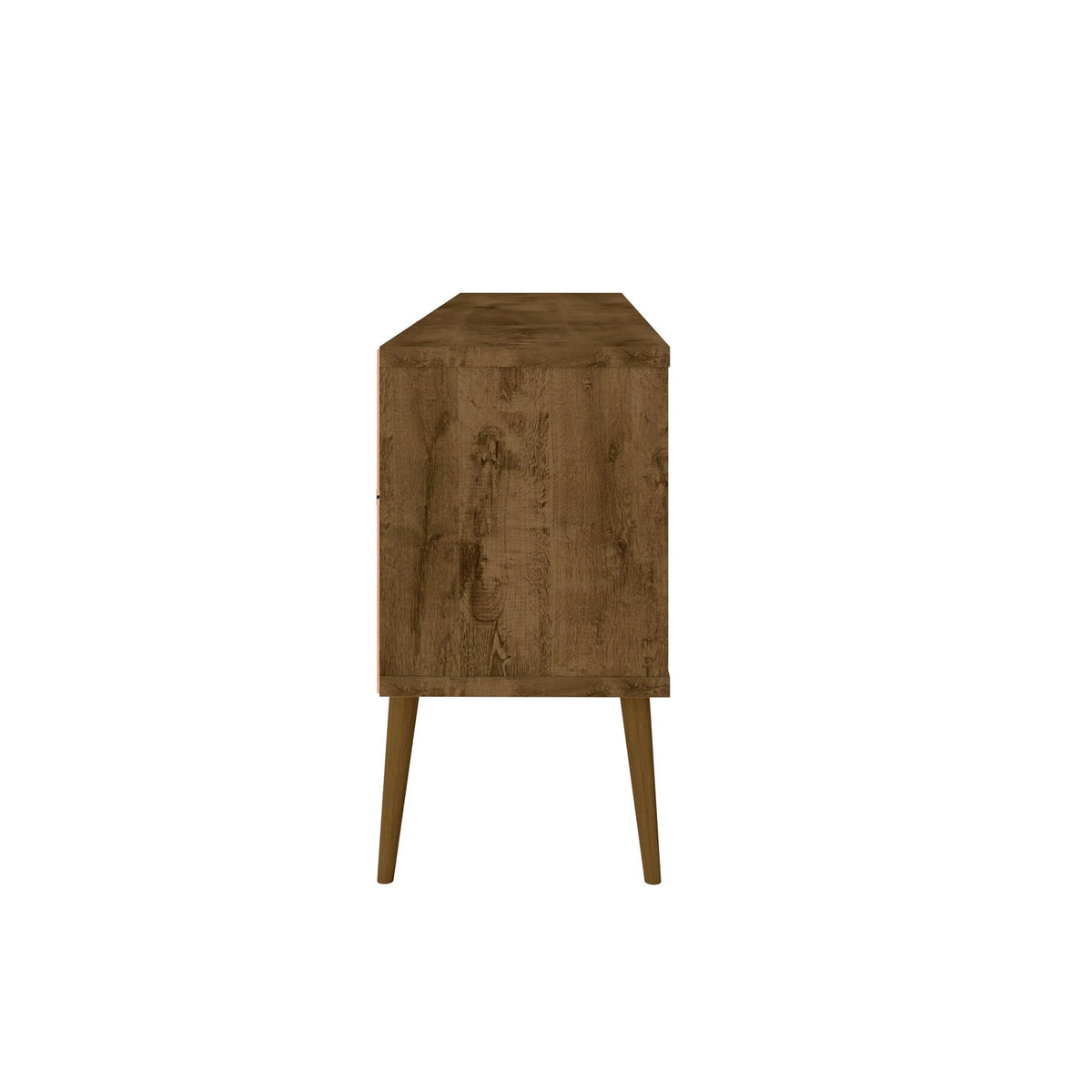 Manhattan Bradley - TV Stand With Rustic Brown Base