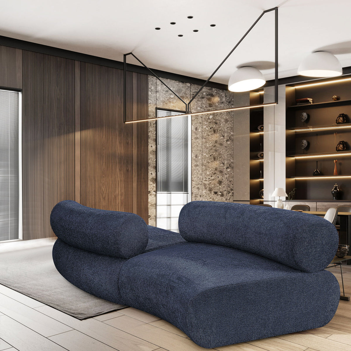 Bale - 2 Piece Curved Modular Sofa