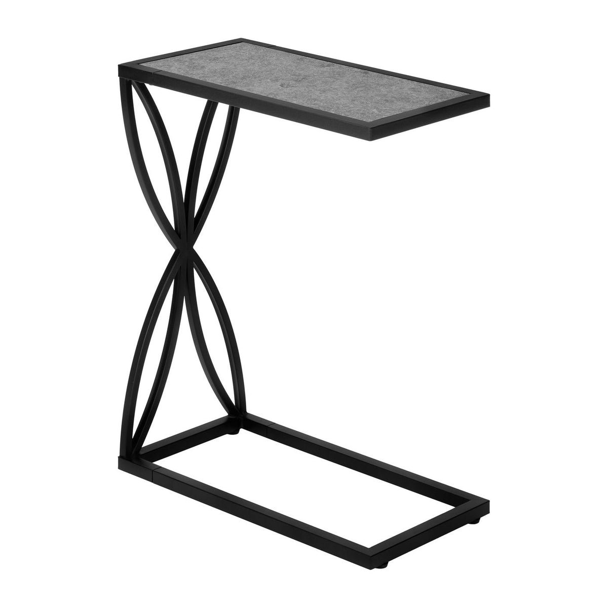 Accent Table C - Shaped, Modern - Gray