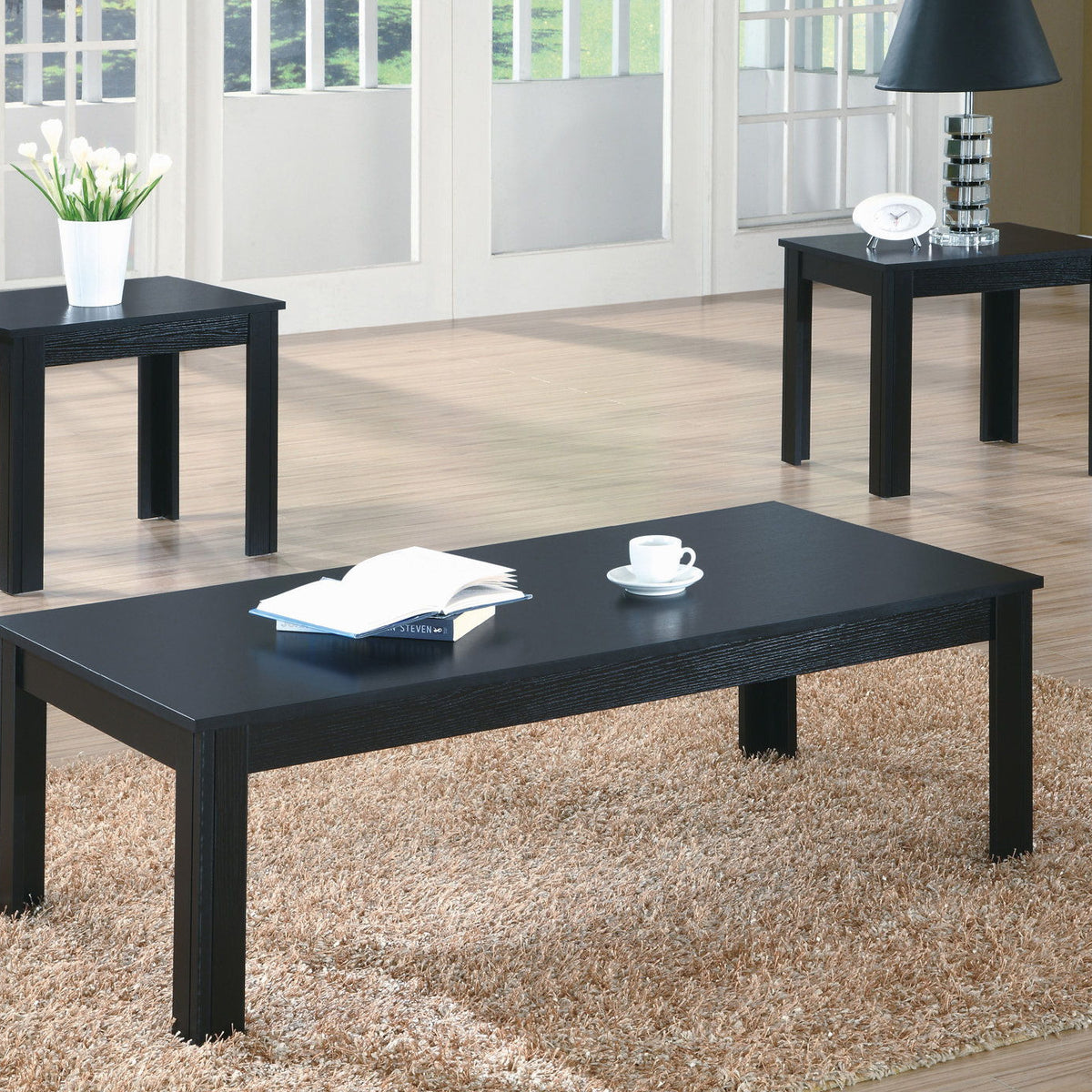 Table Set, Coffee, End, Side, Accent For Living Room Transitional (Set of 3)