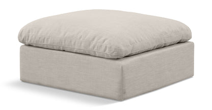 Indulge - Linen Ottoman
