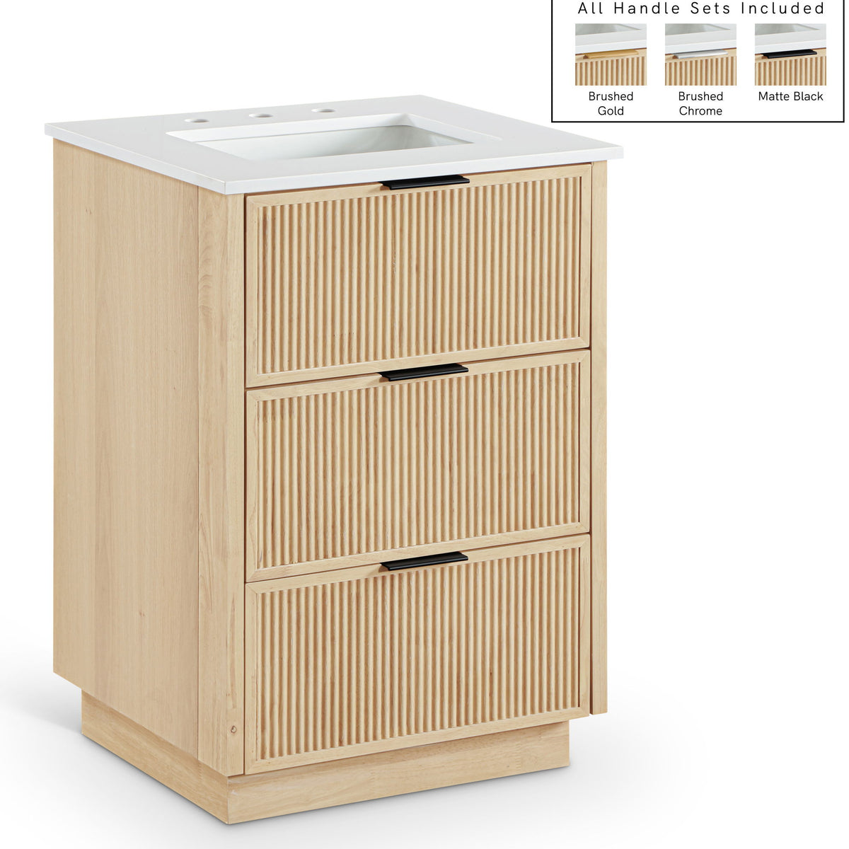 Willard - Engineered Stone And Solid Wood Bathroom Vanity