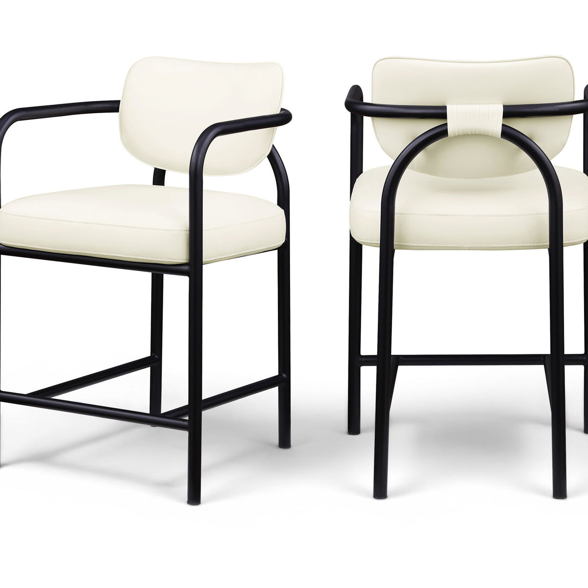 Serava - Vegan Leather Upholstered Bar Stool