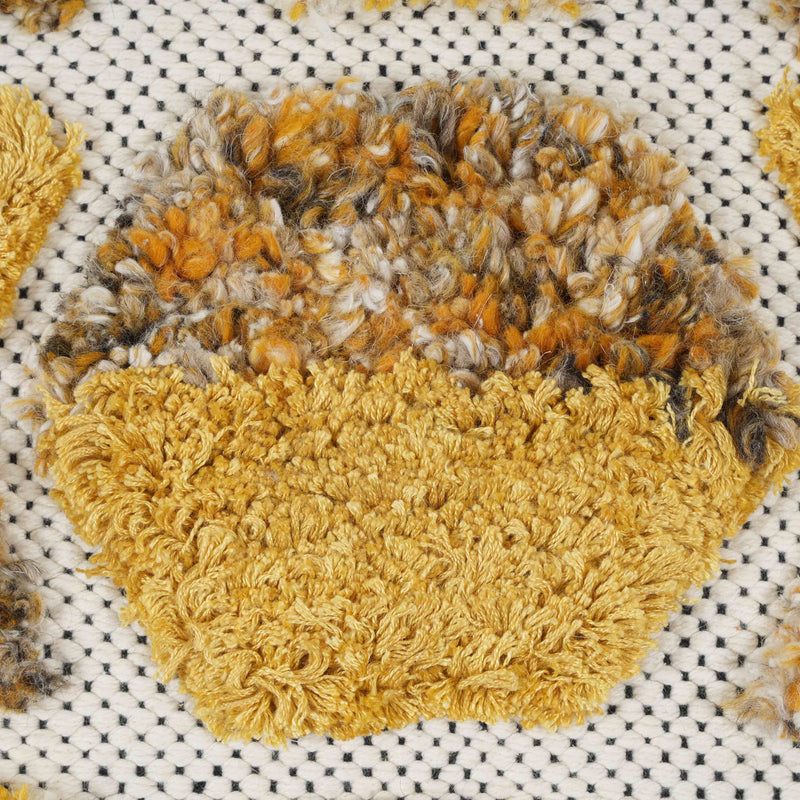 Sawyer - Tufted Pouf - Gold