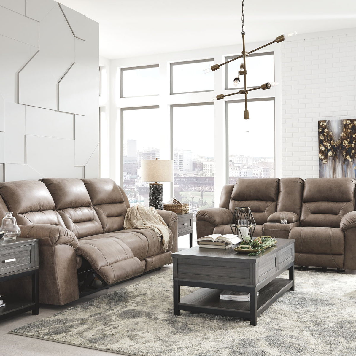 Stoneland - Power Reclining Living Room Set
