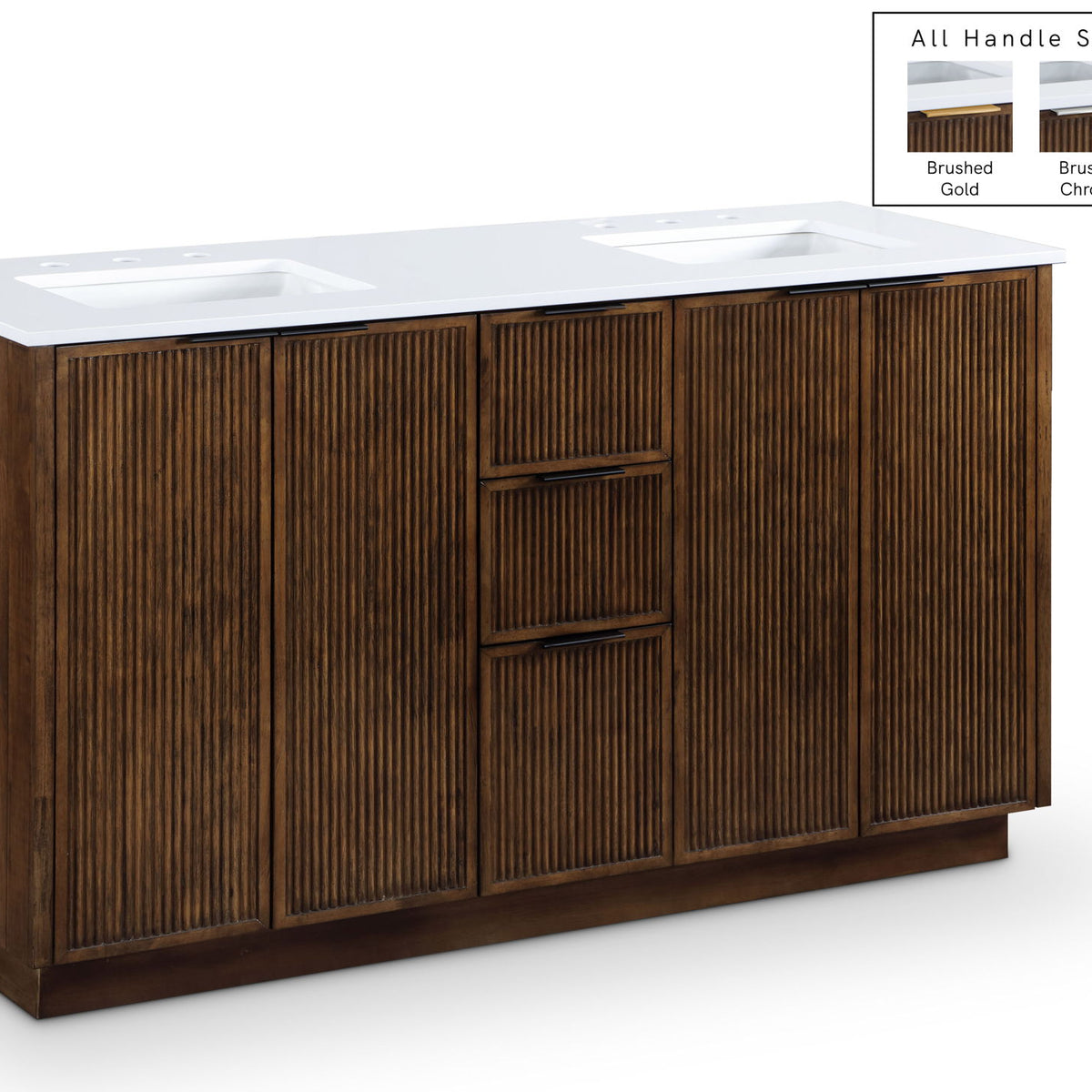 Willard - Engineered Stone And Solid Wood Bathroom Vanity