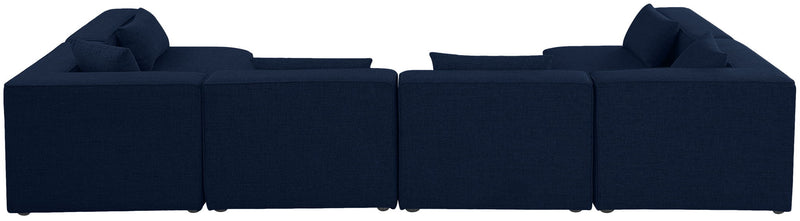 Cube - Linen 6 Piece Modular Armless Sectional