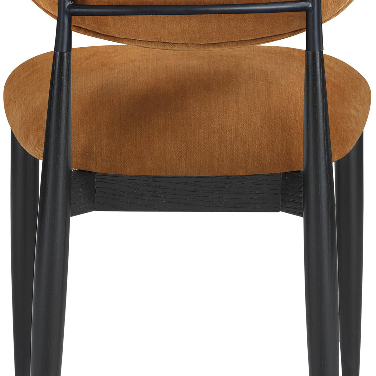Riccio - Fabric Dining Side Chair (Set of 2) - Black Frame