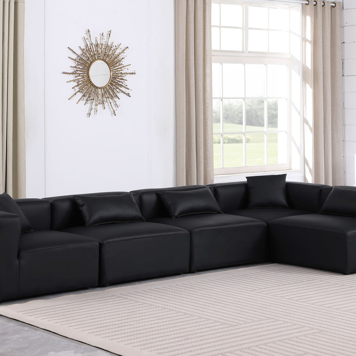 Cube - 5 Piece Modular Sectional