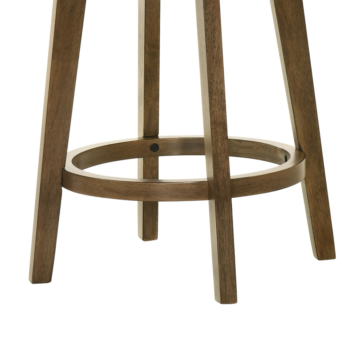 Joplin - 20.5" Ladder Back Counter Height Swivel Chair With Upholstered Seat