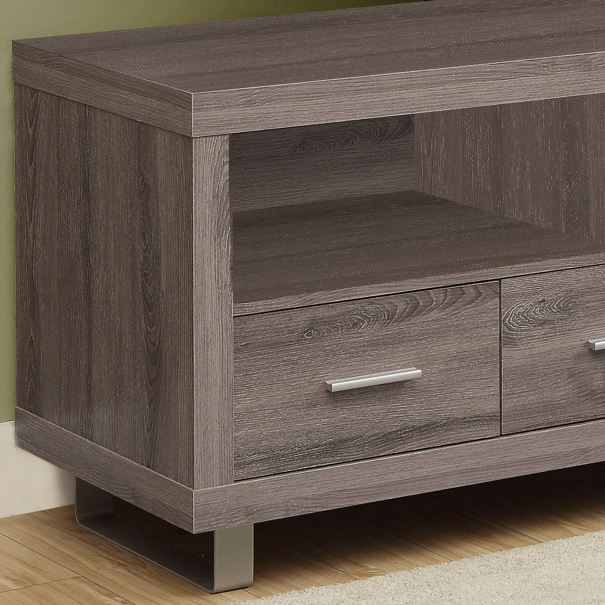 TV Stand Console Media Entertainment Center Storage Cabinet For Living Room - Taupe