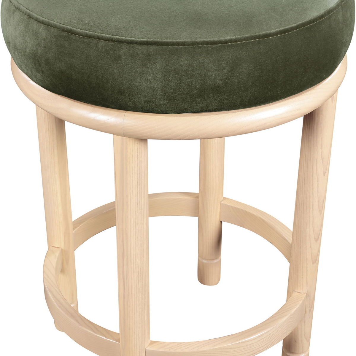 Monette - Counter Stool With Natural Base
