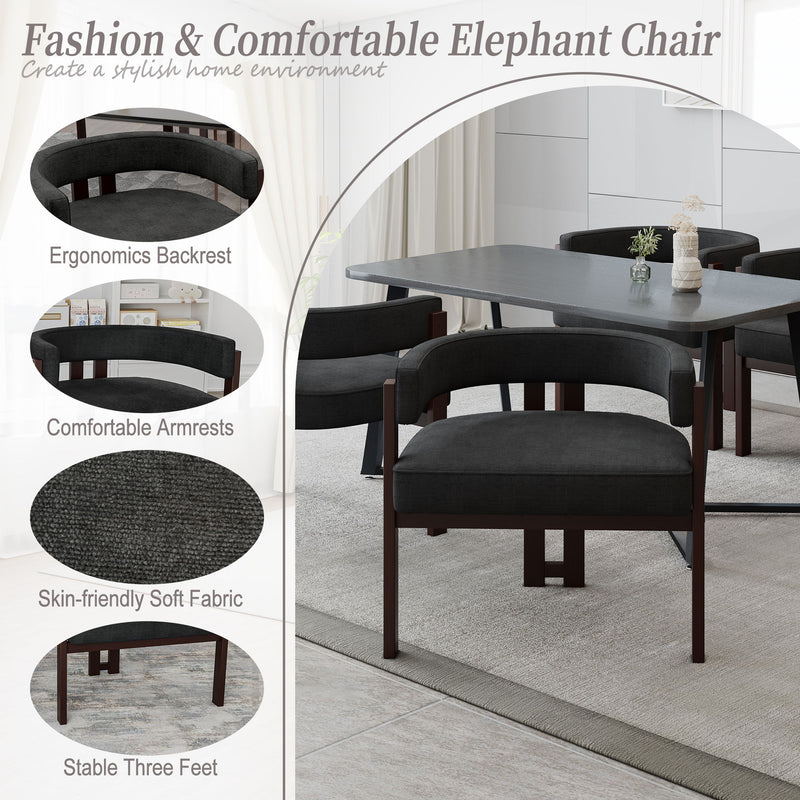 Modern Accent Teddy Upholstered Armchair