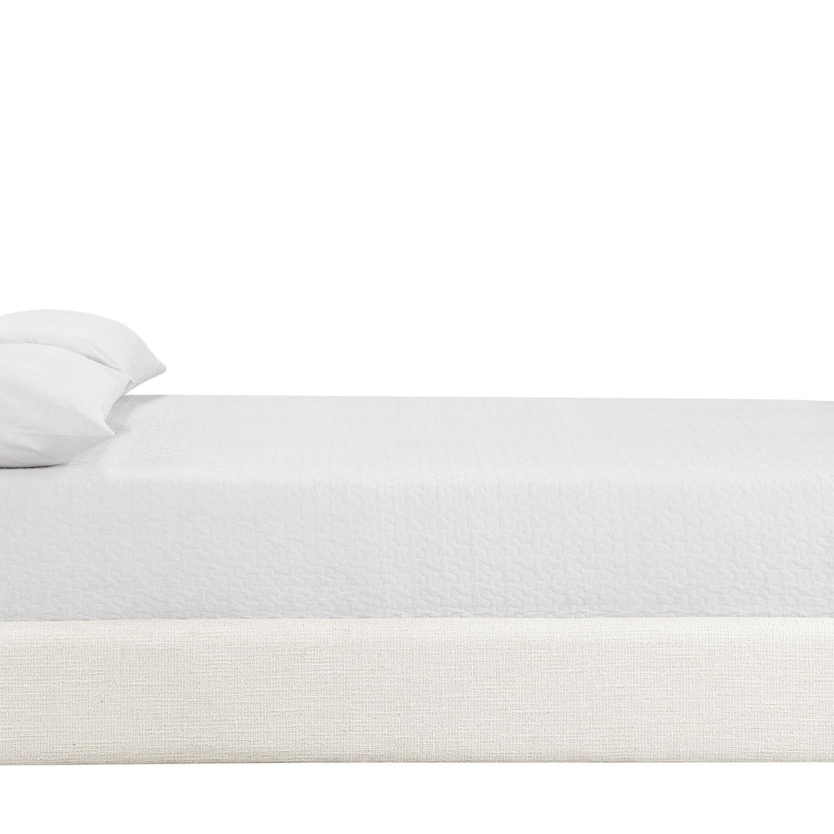 Fira - Linen Textured Fabric Upholstered Bed