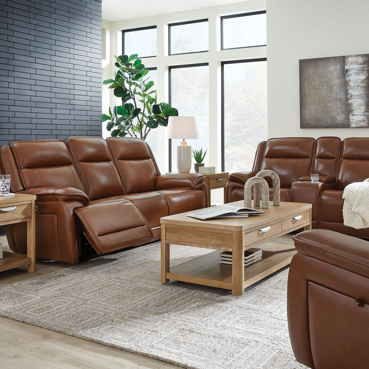 Healy Pier - Reclining Sofa Set