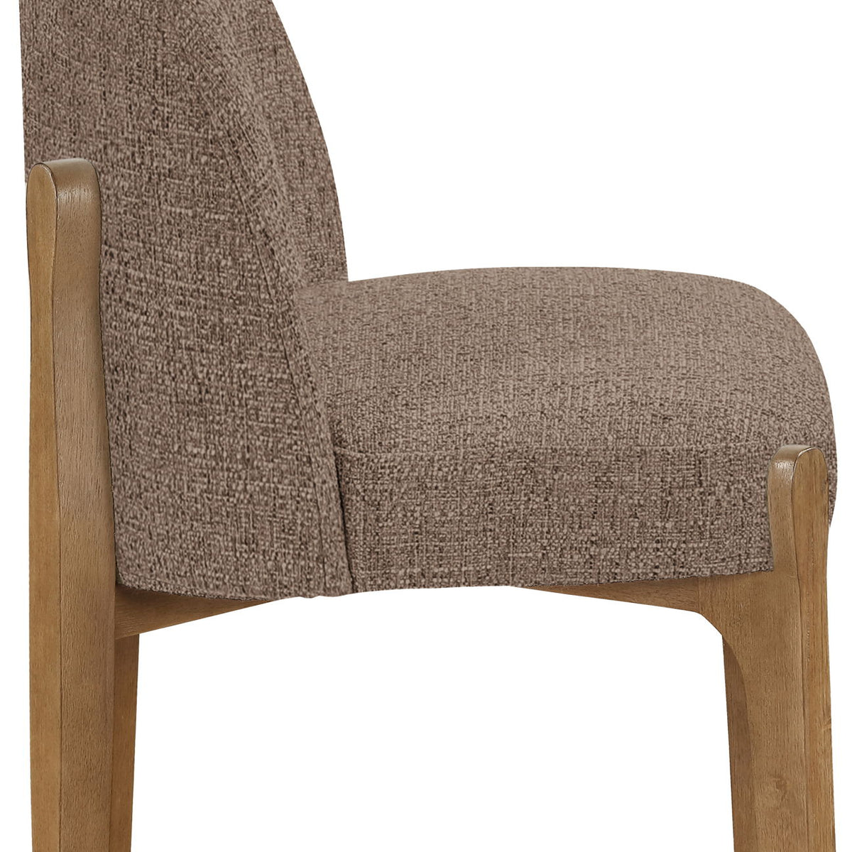 Torino - Upholstered Dining Chair With Brushed Brown Base (Set of 2)