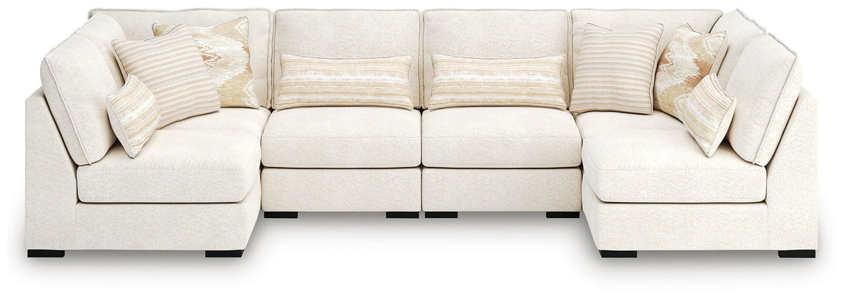 Donelson Creek - Vanilla - 6-Piece Sectional
