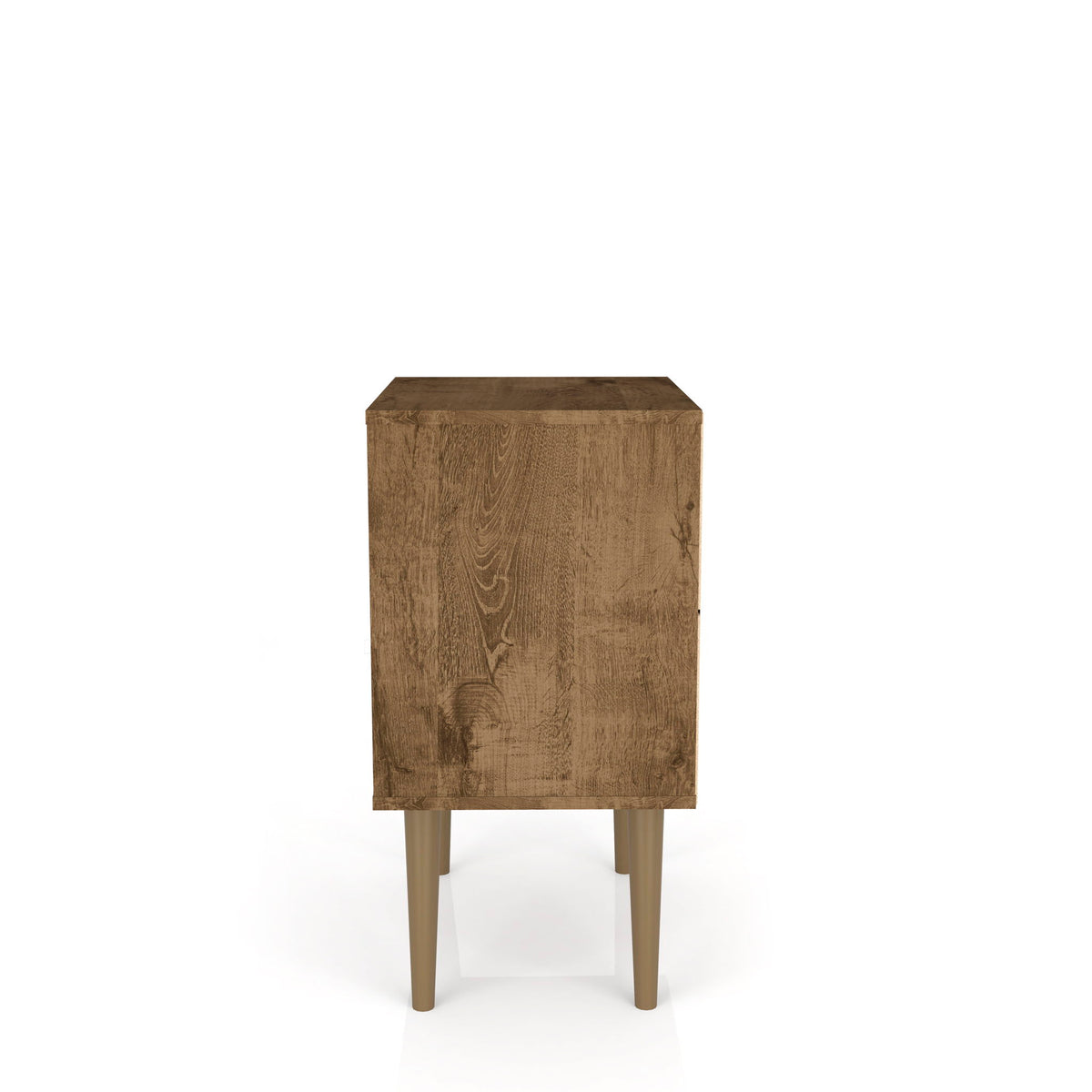 Manhattan Liberty - Nightstand Wtth Rustic Brown Frame