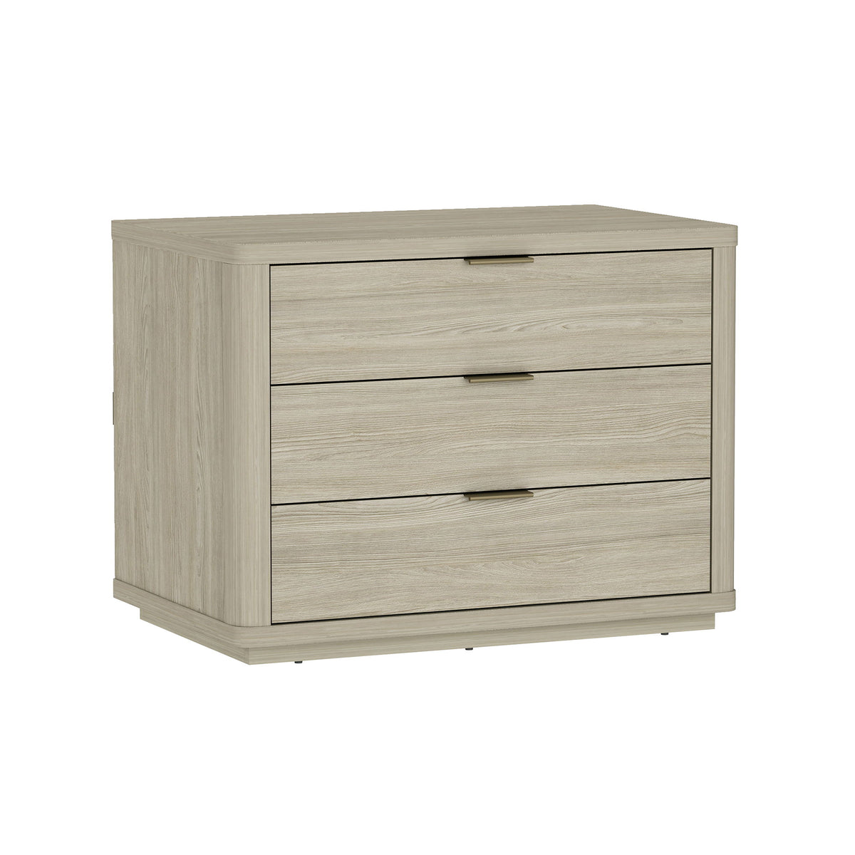 Manhattan Evelyn - 3-Drawer Wooden Nightstand