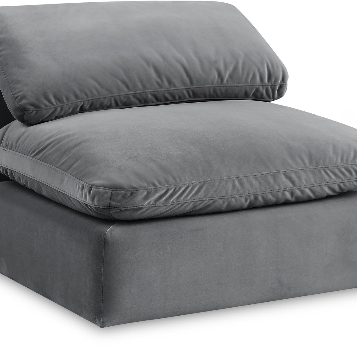 Comfy - Velvet Armless Chair