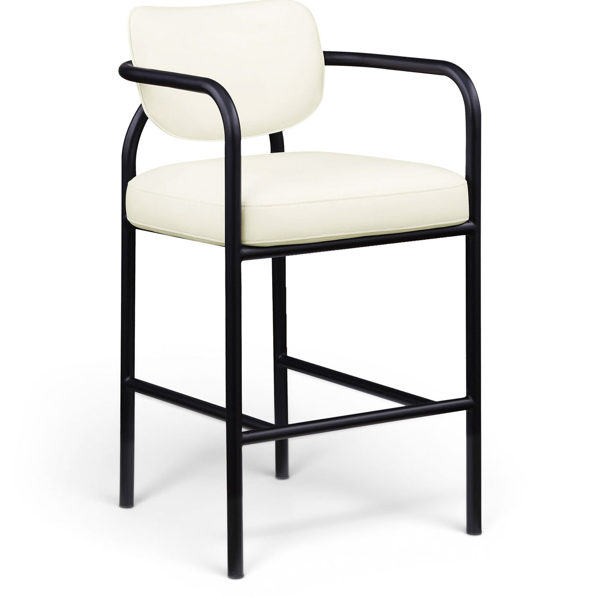 Serava - Vegan Leather Upholstered Bar Stool