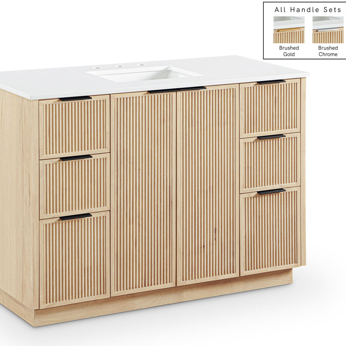 Willard - Engineered Stone And Solid Wood Bathroom Vanity
