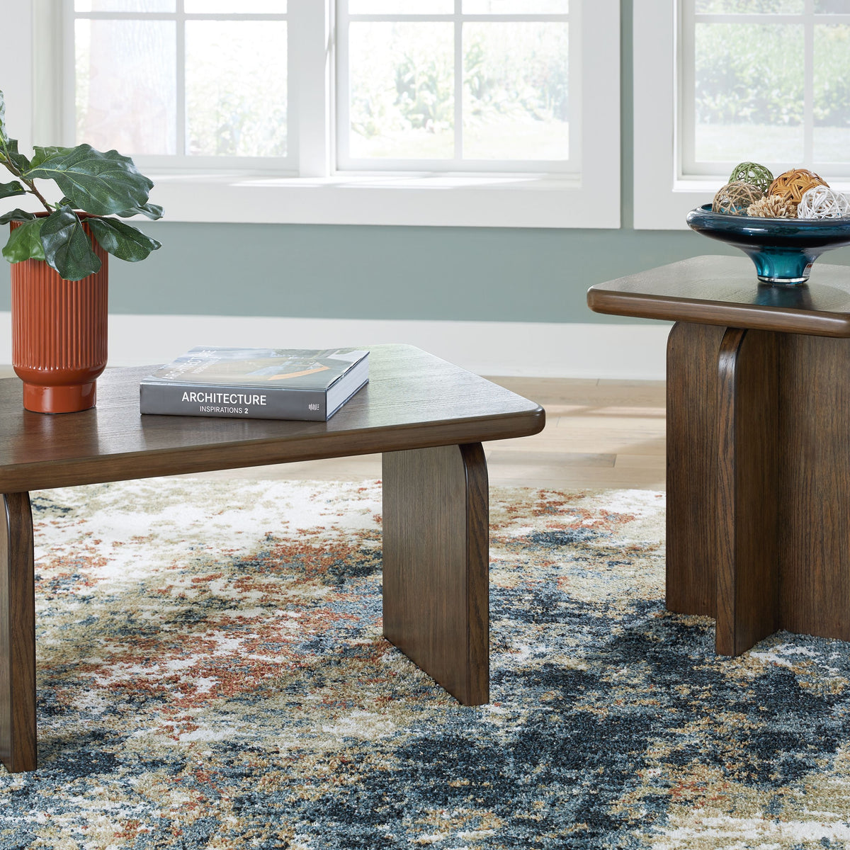 Shawbeck - Occasional Table Set (Set of 2) - Medium Brown