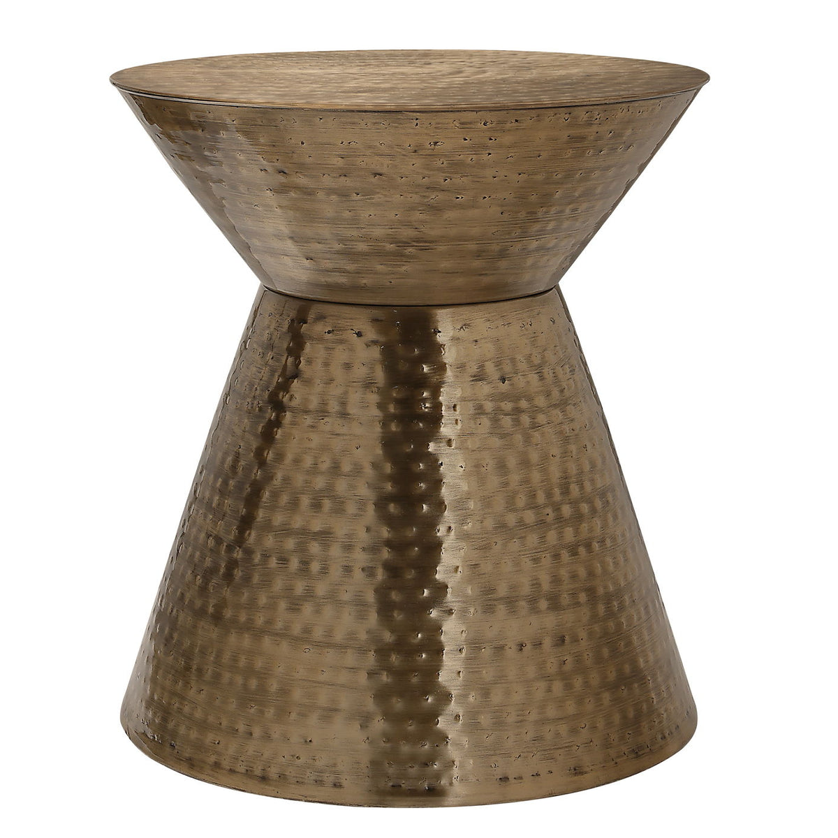 Drum Accent Side Table, Contemporary & Modern Elegant Design