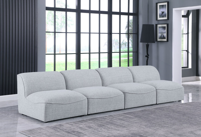Miramar - 4 Seat Armless Modular Sofa