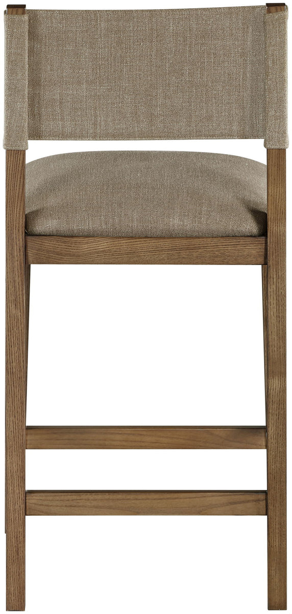 Avon - Linen Textured Performance Fabric Counter Stool