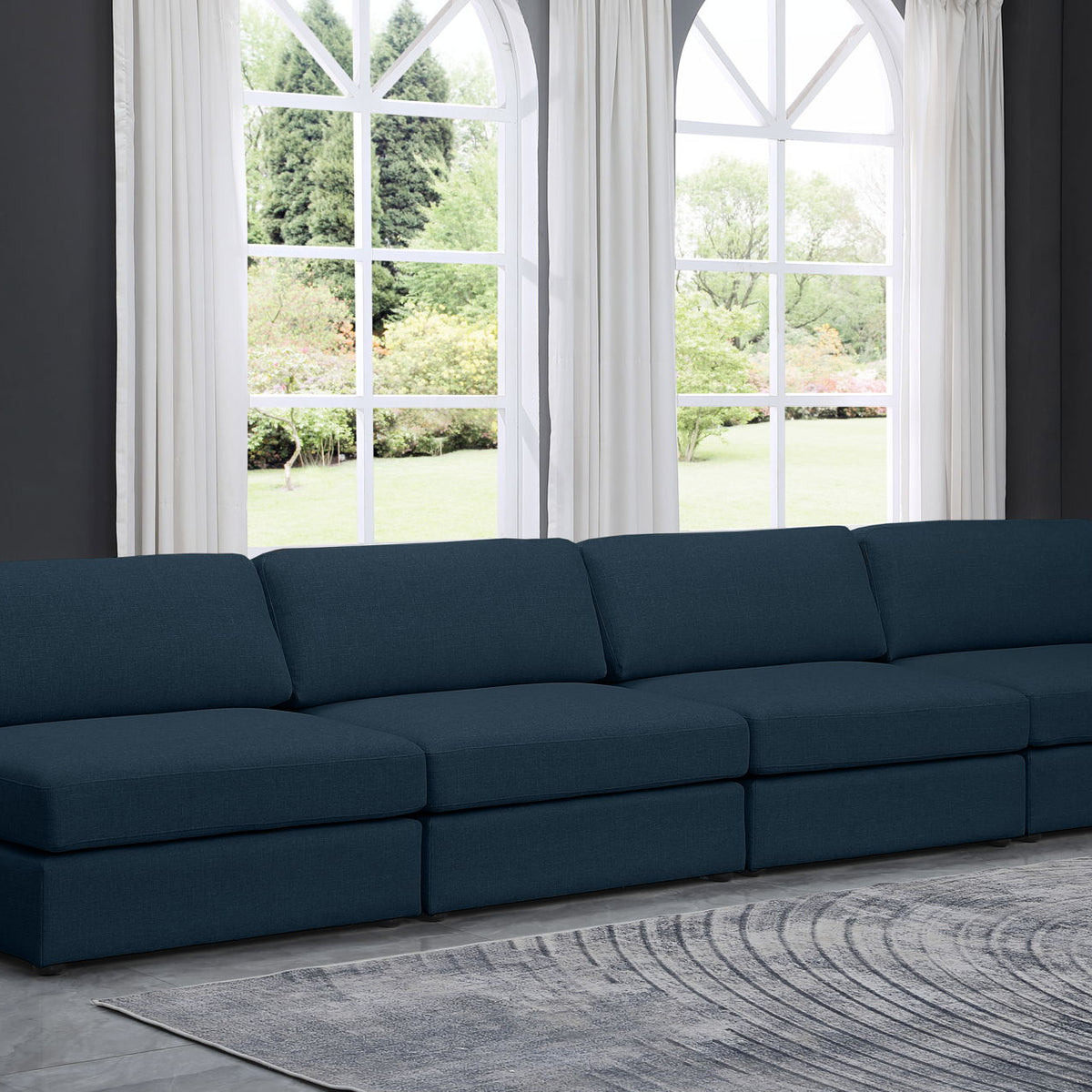 Beckham - Modular 4 Seats Armless Sofa