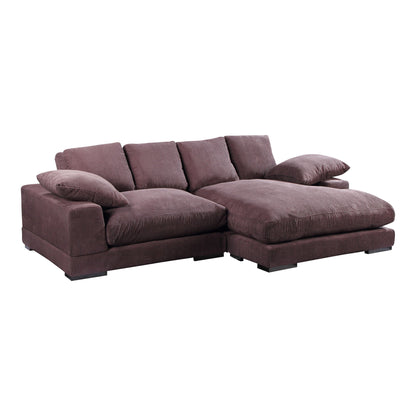 Plunge - Sectional - Brown