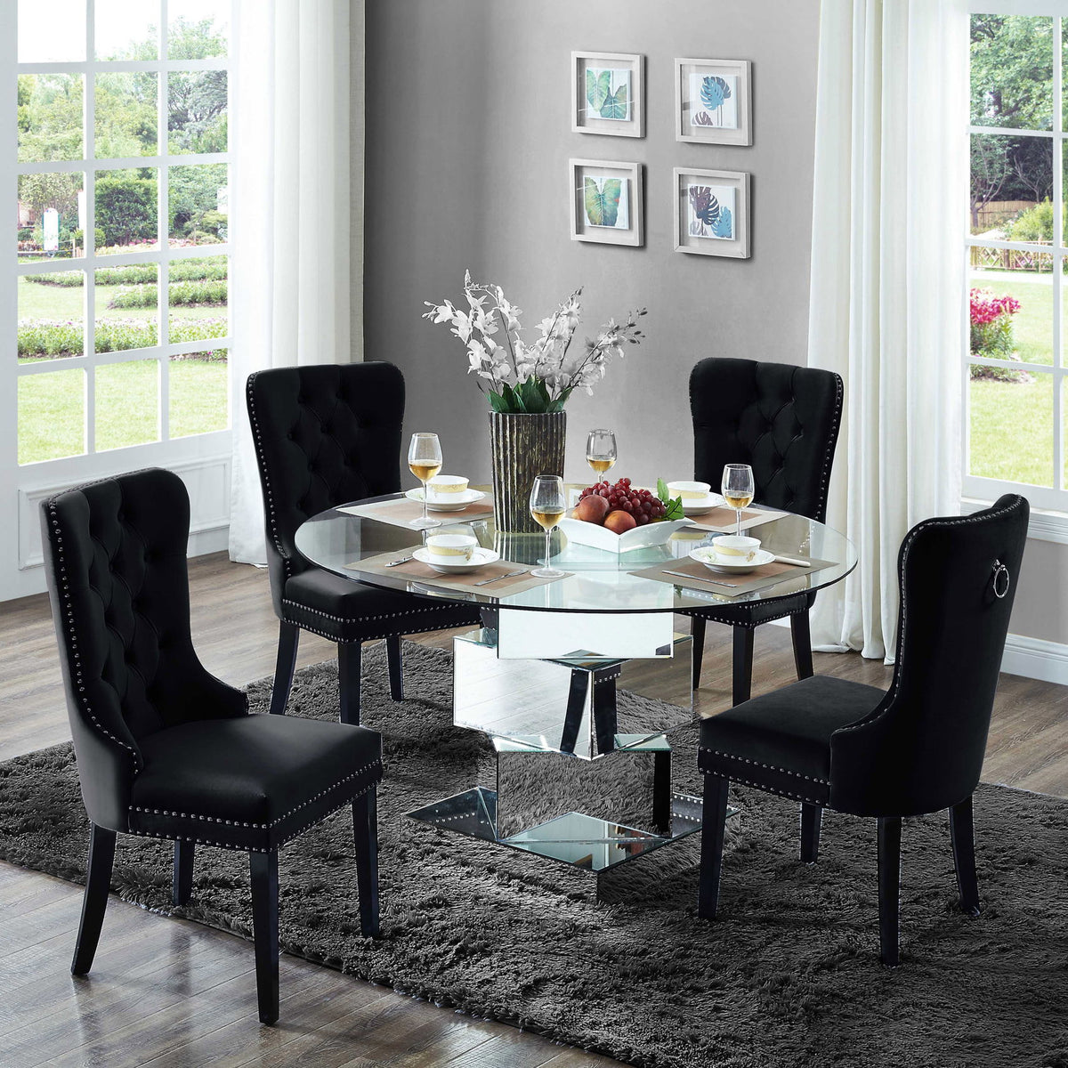 Haven - Dining Table - Pearl Silver
