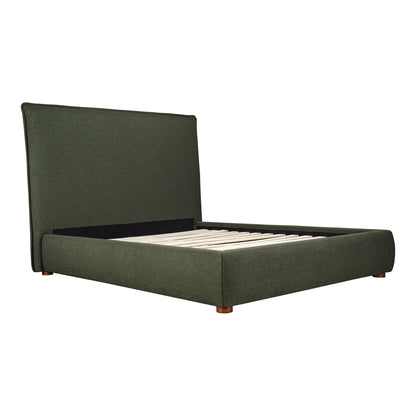 Luzon - King Bed Tall Headboard - Deep Forest