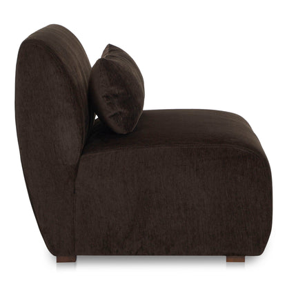 Amelia - Slipper Chair - Espresso