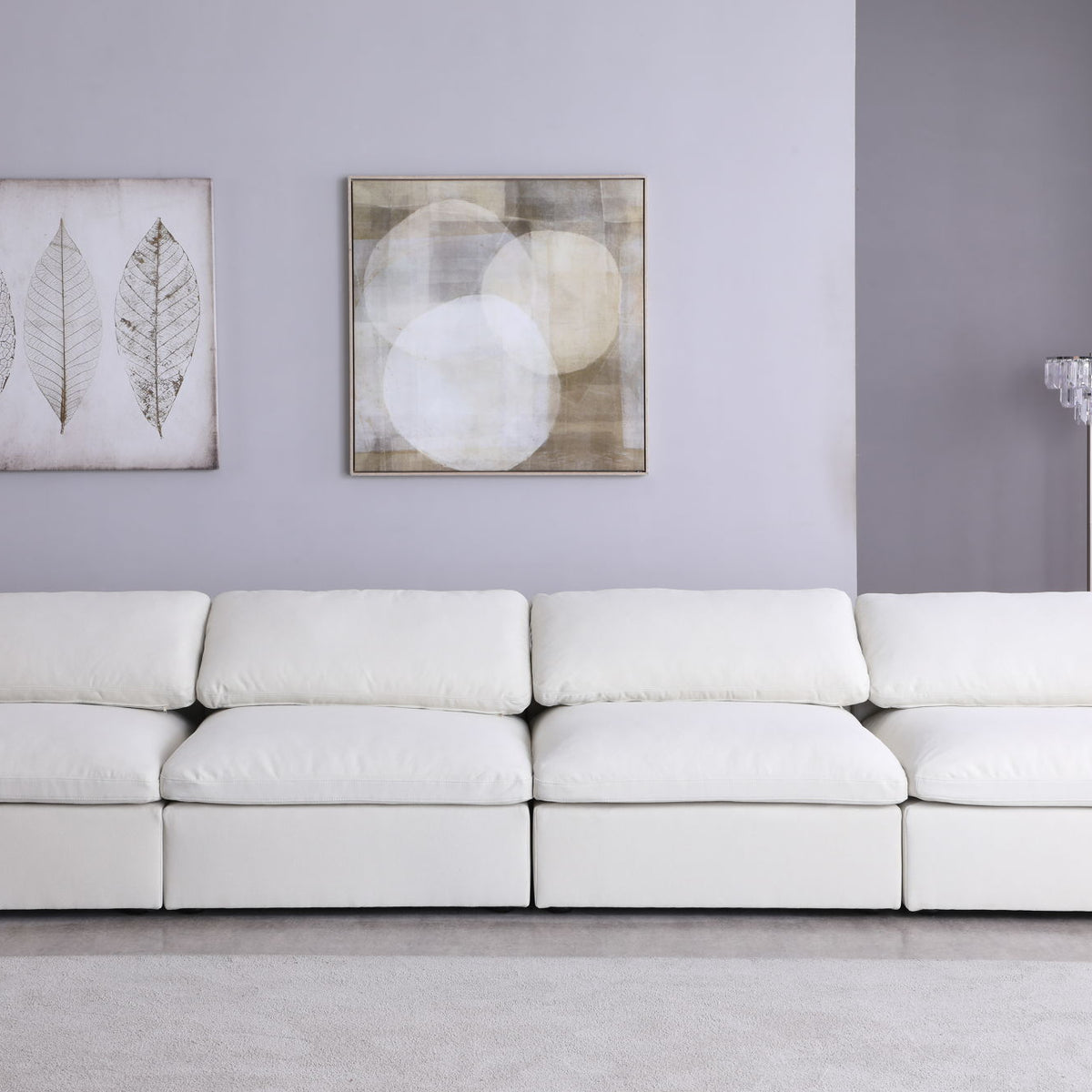 Serene - Modular Armless 4 Seat Sofa