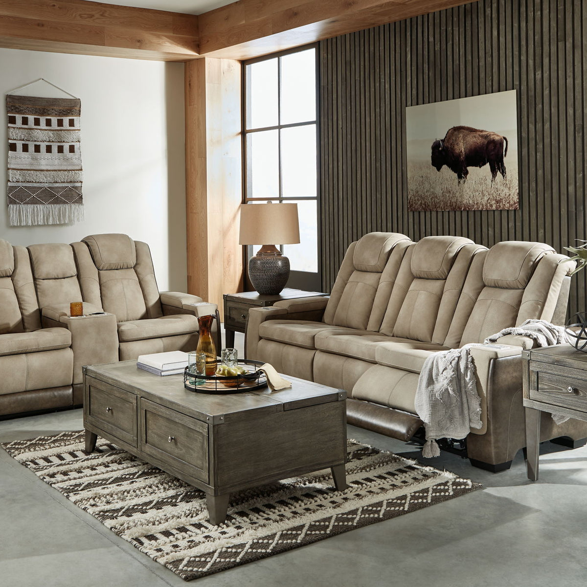 Next-Gen Durapella - Power Reclinering Living Room Set