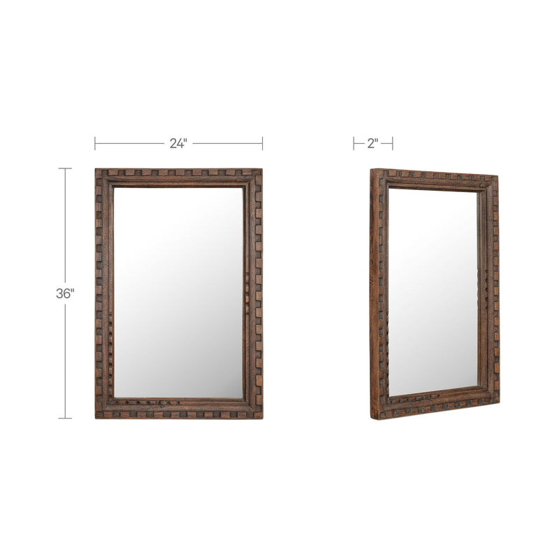 Holland - Mirror Large - Brown