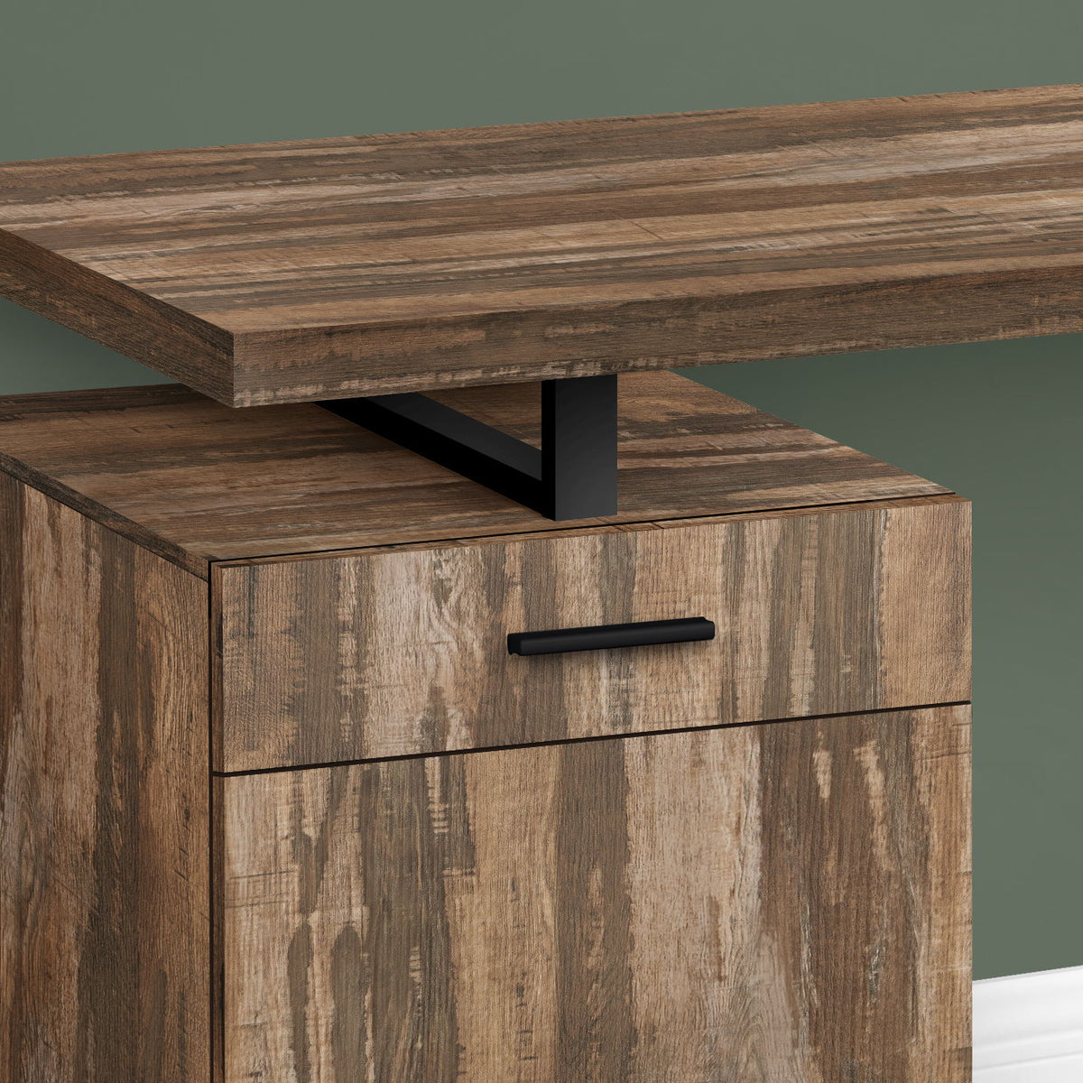 Computer Desk, Home Office, Laptop, Left, Right Set-Up, Storage Drawers, Work, Contemporary, Modern