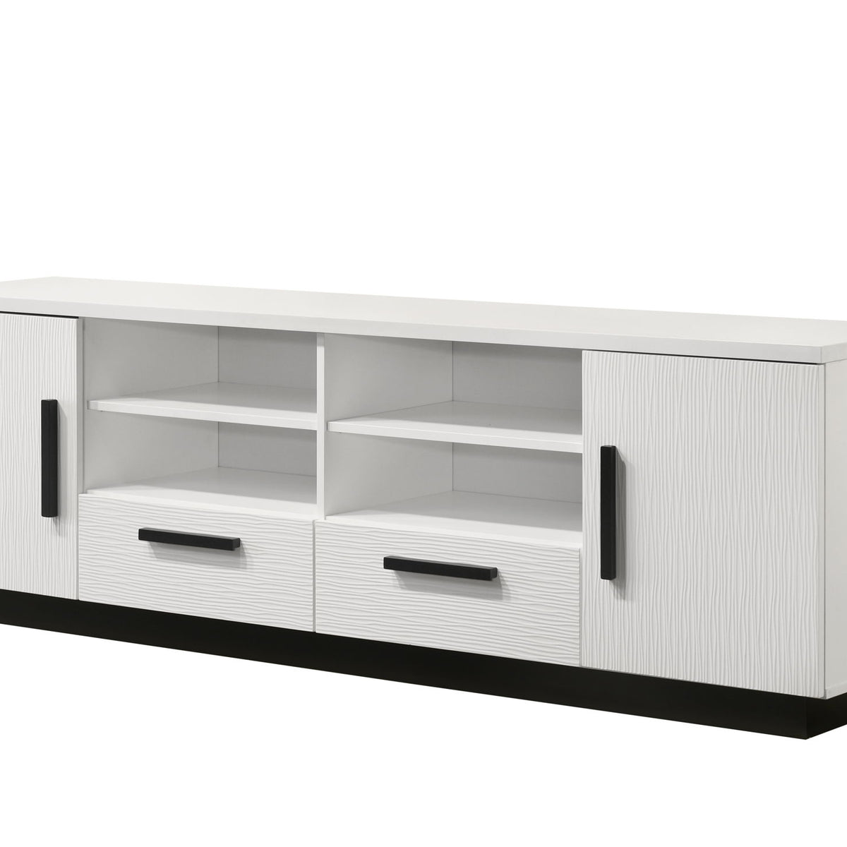 Matilda - TV Stand With Drawers - White Finish