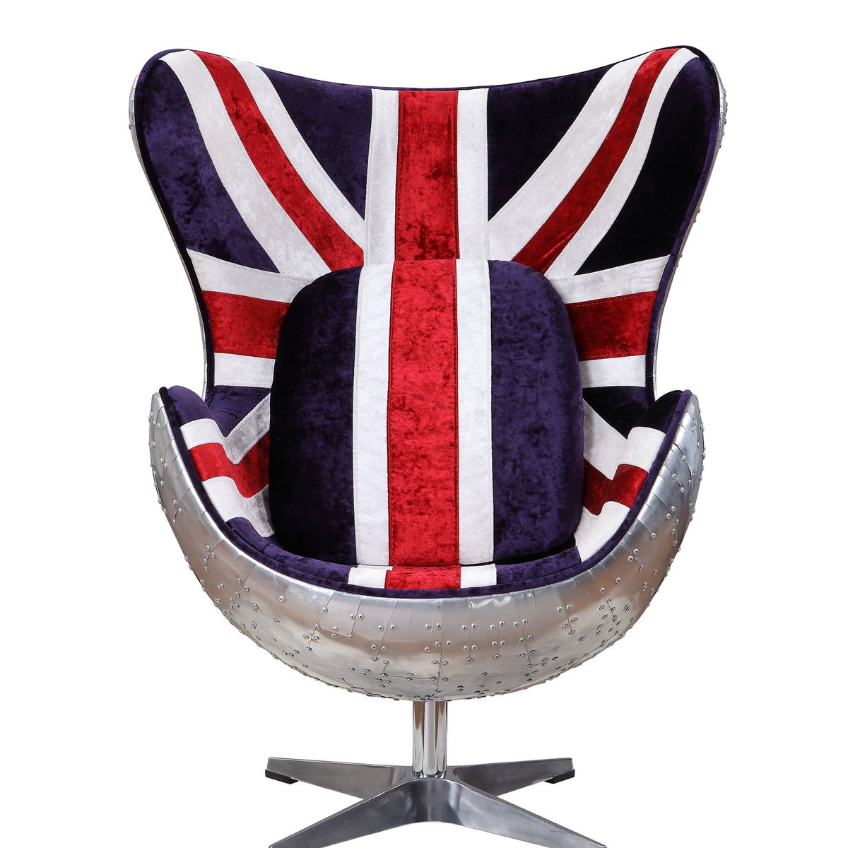 Brancaster - Pattern Accent Chair With Swivel - Multi