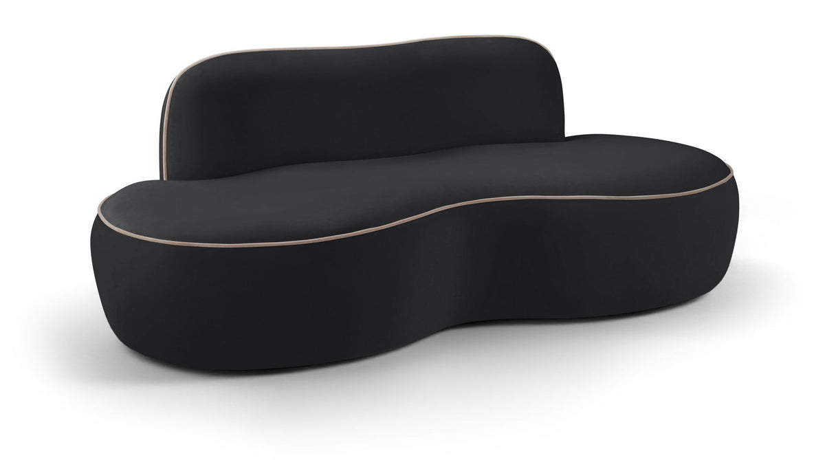 Swerve - Velvet 77" Upholstered Loveseat