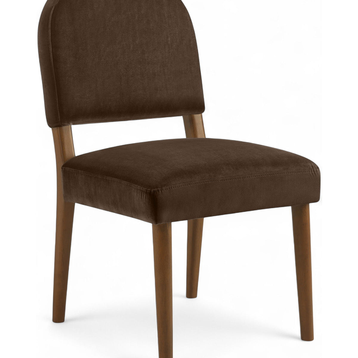 Varinelle - Velvet Dining Chair (Set of 2) - Walnut Frame