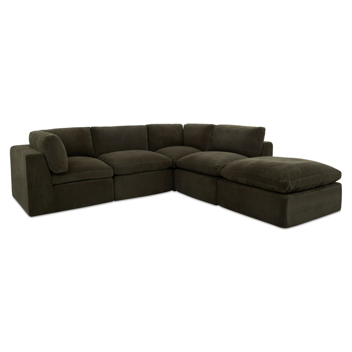 Cates - Dream Modular Sectional - Dark Green