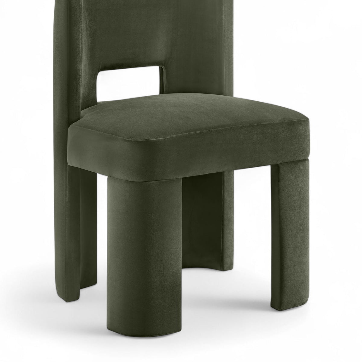 Zuno - Velvet Performance Fabric Upholstered Dining Chair (Set of 2)