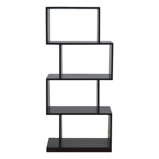 Zig Zag Display Unit - Antique Brown